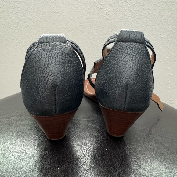 Tory Burch Chandler wedge sandal - Navy Blue - Picture 5 of 6